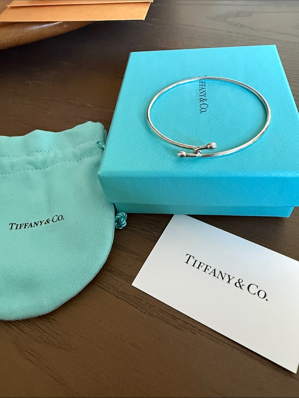 Tiffany & Co. Wire Hook Bangle sterling silver